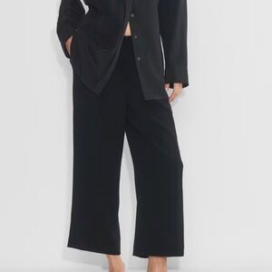 Aritzia Black Wide Leg Pants